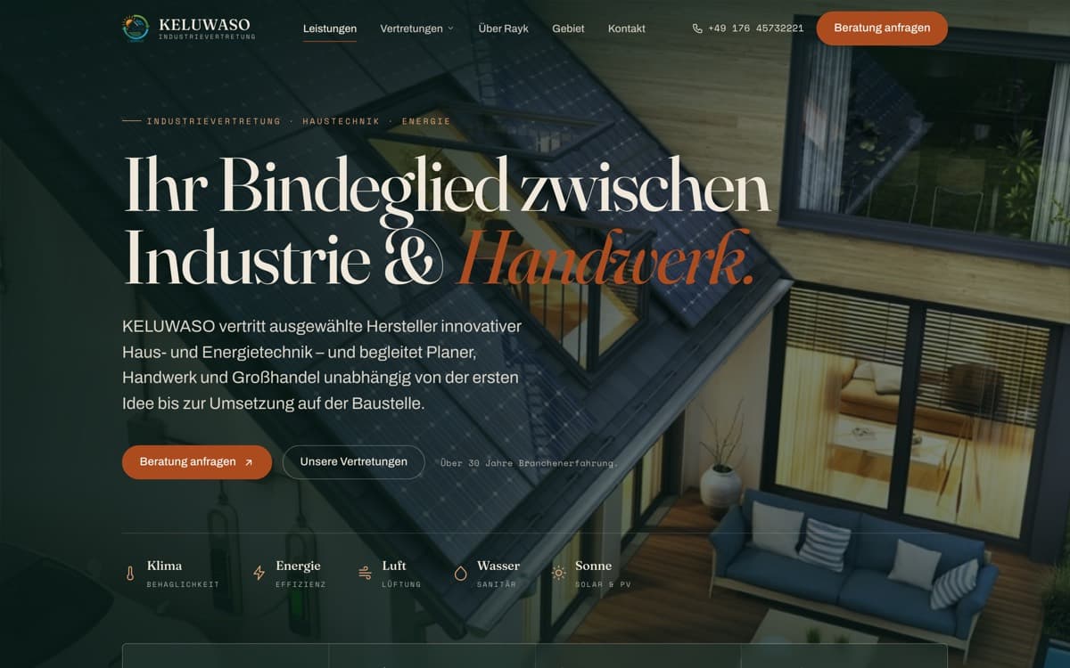 Startseite von keluwaso.de