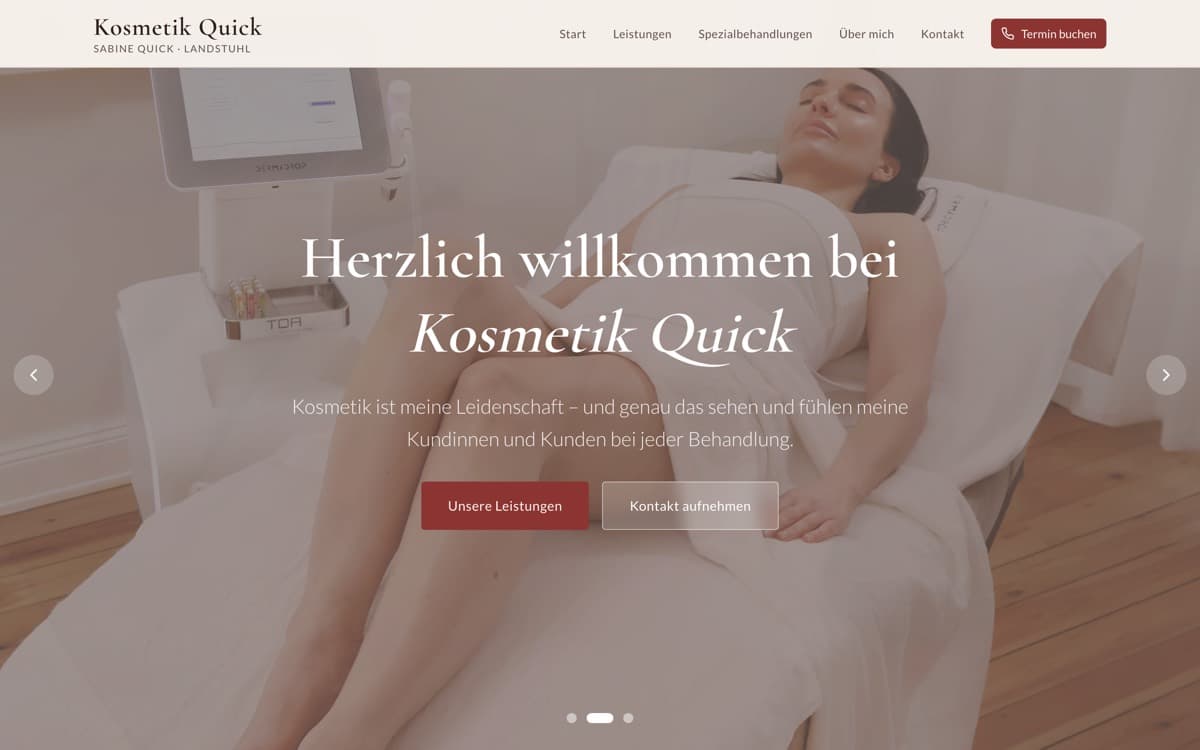 Startseite von kosmetik-quick.de