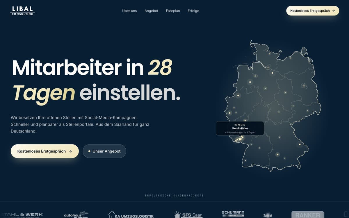 Startseite von libal-consulting.de