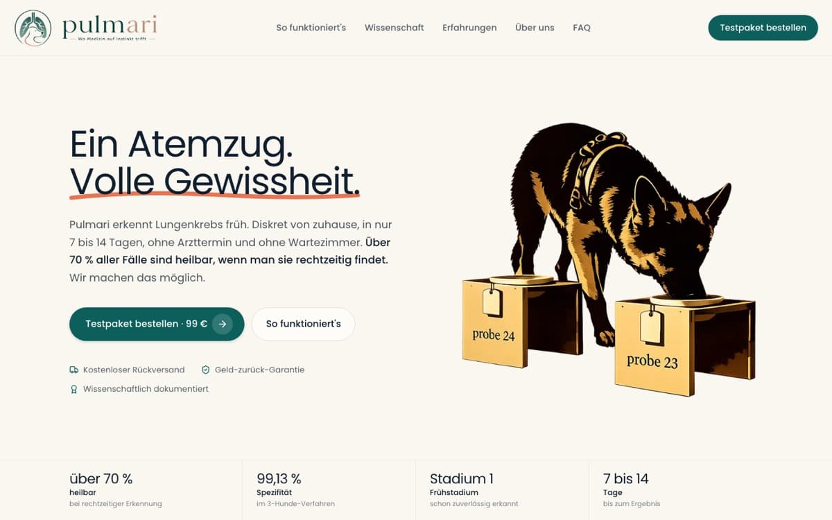 Startseite von pulmari.de